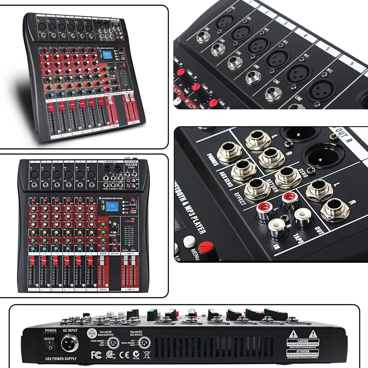 Ct6 6 channel mixer